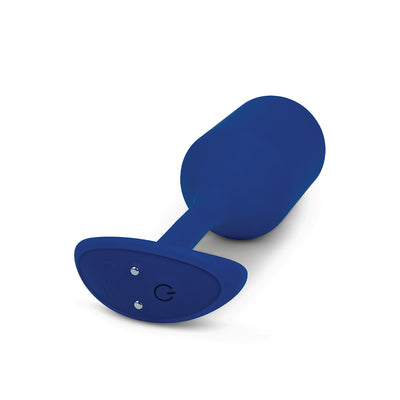 B-Vibe Vibrating Snug Plug 4 (XL) - Navy