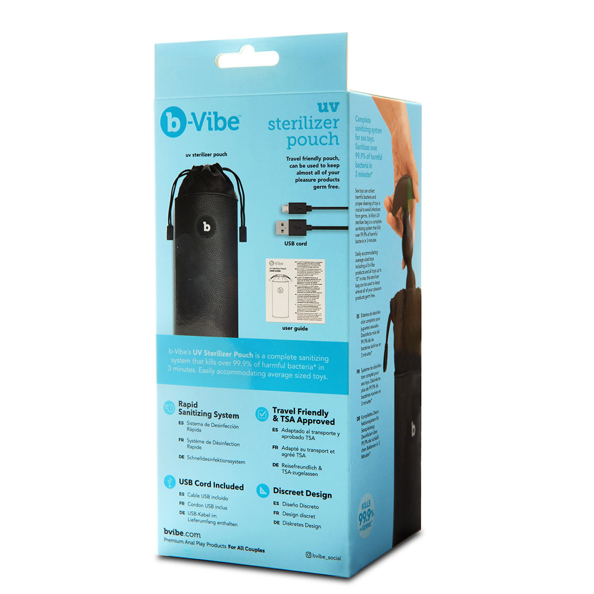 B-Vibe UV Sterilizer Pouch