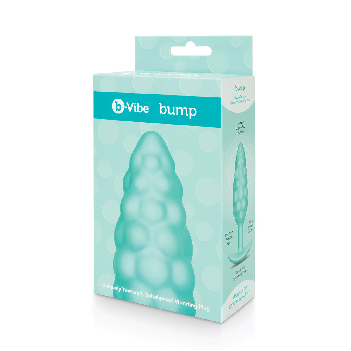 B-Vibe Texture Plug Bump Mint (Small)