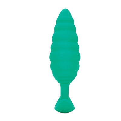 B-Vibe Texture Plug Twist Green (Large)