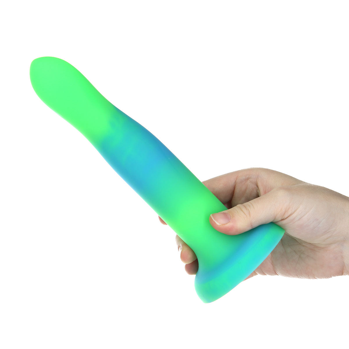 Addiction Glow-in-the-Dark Rave Dil 8" - Green Blue