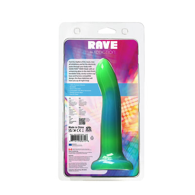 Addiction Glow-in-the-Dark Rave Dil 8" - Green Blue