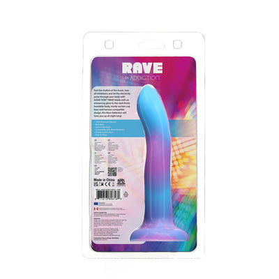 Addiction Glow-in-the-Dark Rave Dil 8" - Purple Blue