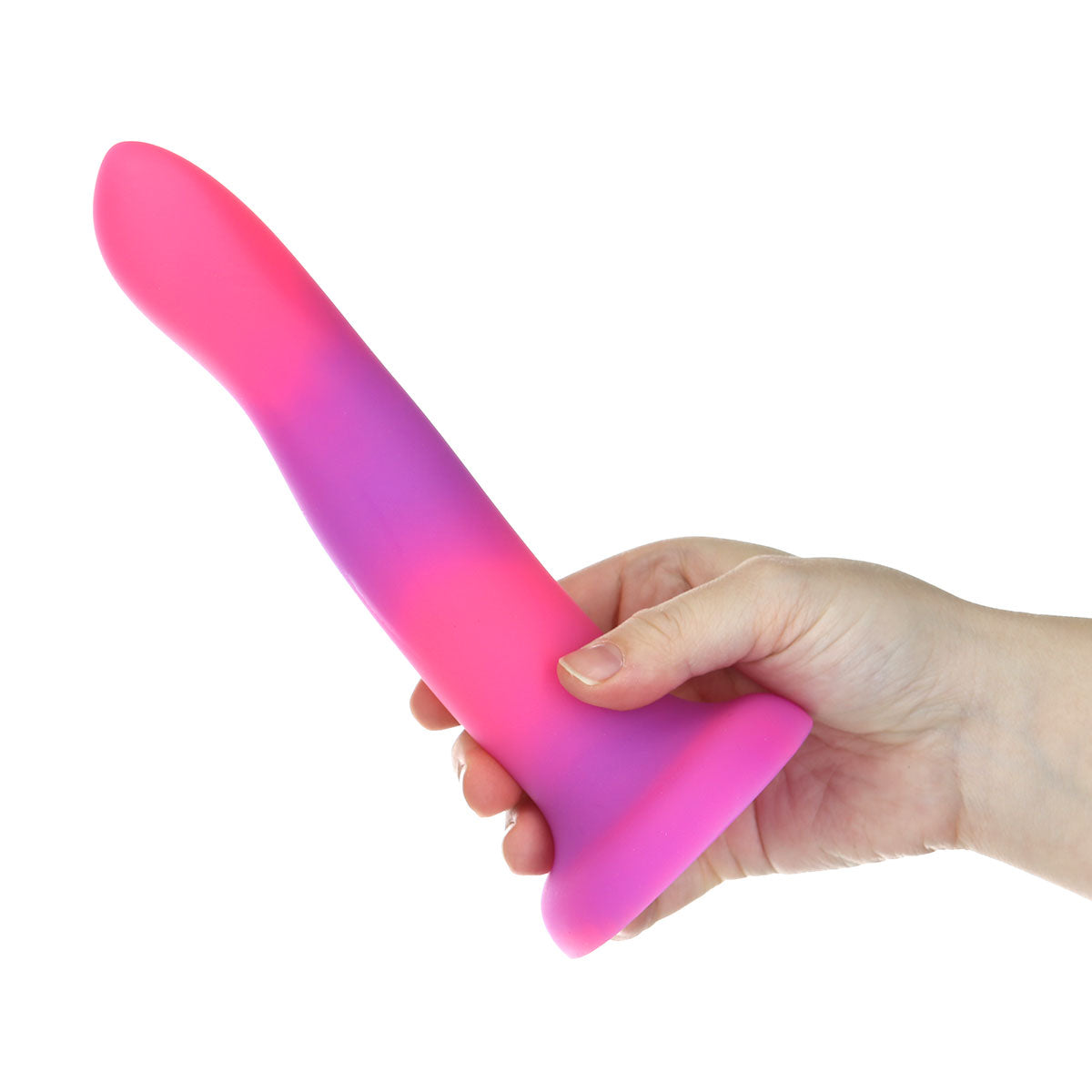 Addiction Glow-in-the-Dark Rave Dil 8" - Pink Purple