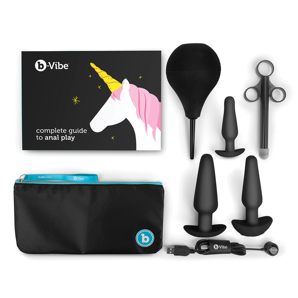 B-Vibe Anal Training Set - Black