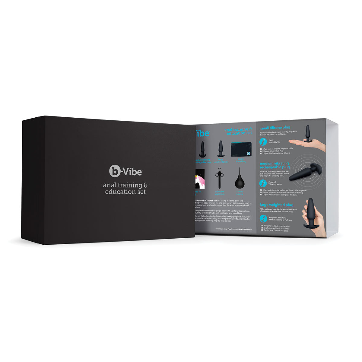 B-Vibe Anal Training Set - Black