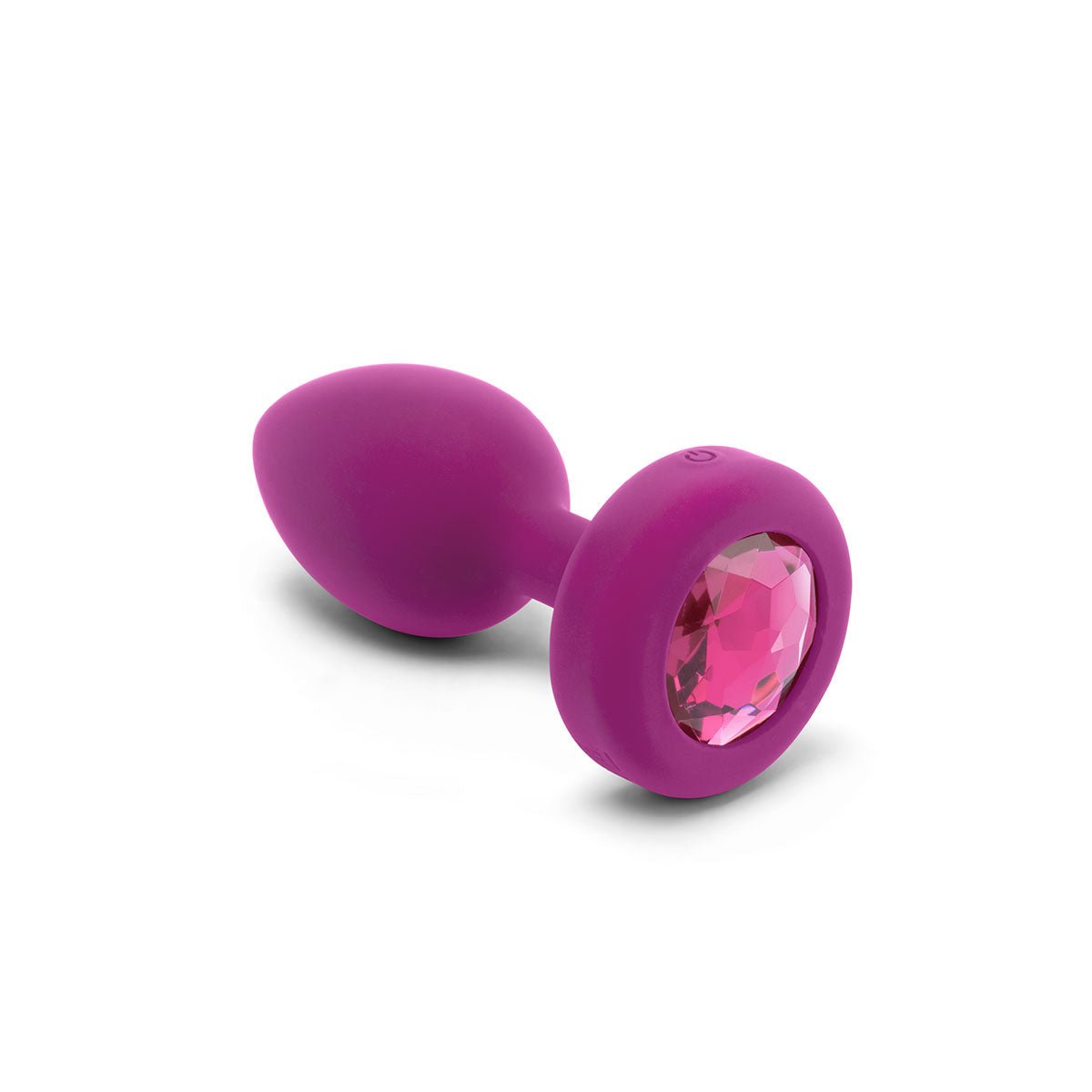 B-Vibe Vibrating Jewel Plug Small/Medium - Fuchsia