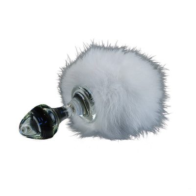 Crystal Delights Magnetic Bunny Tail - White