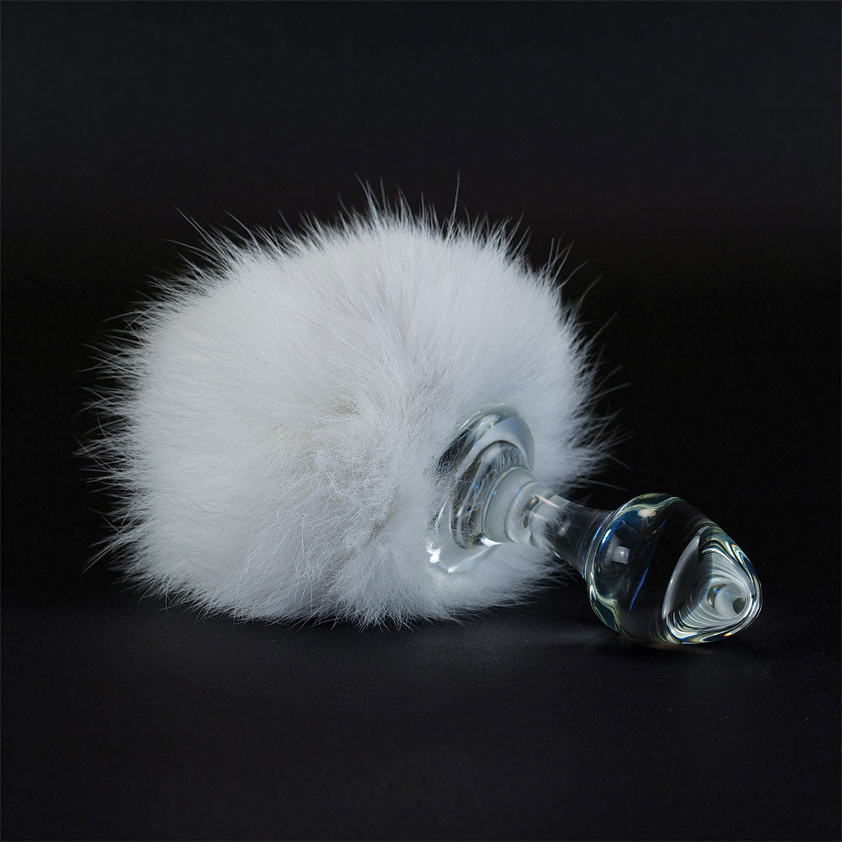 Crystal Delights Magnetic Bunny Tail - White