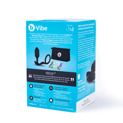 B-Vibe Vibrating Snug & Tug (M)