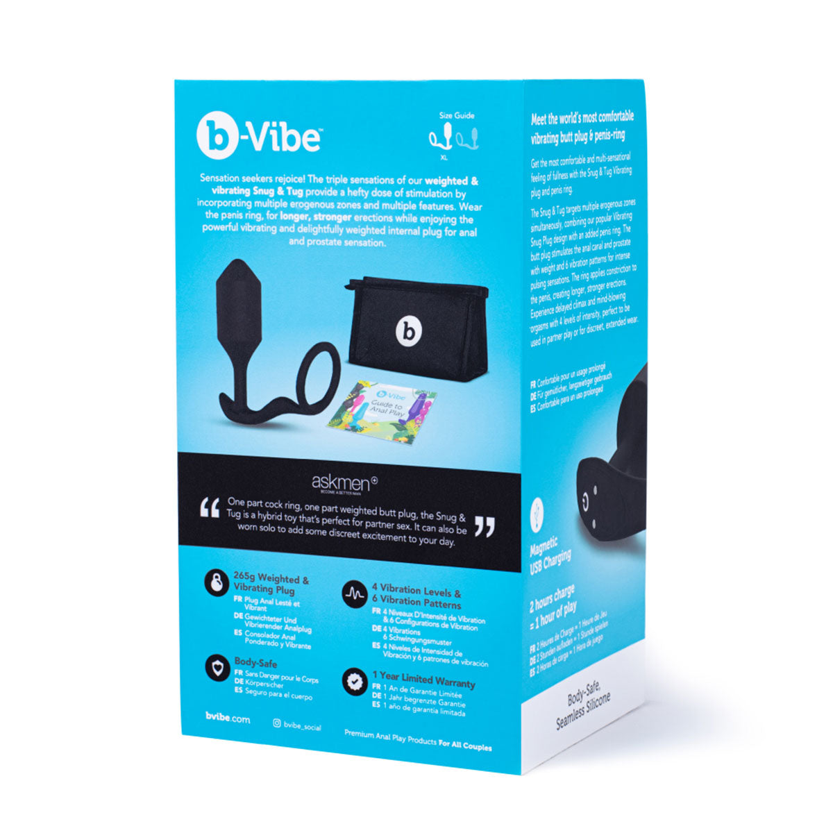 B-Vibe Vibrating Snug & Tug (XL)