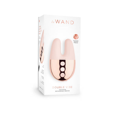 Le Wand Chrome Double Vibe - Rose Gold