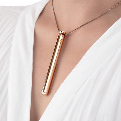 Le Wand Vibrating Necklace - Rose Gold