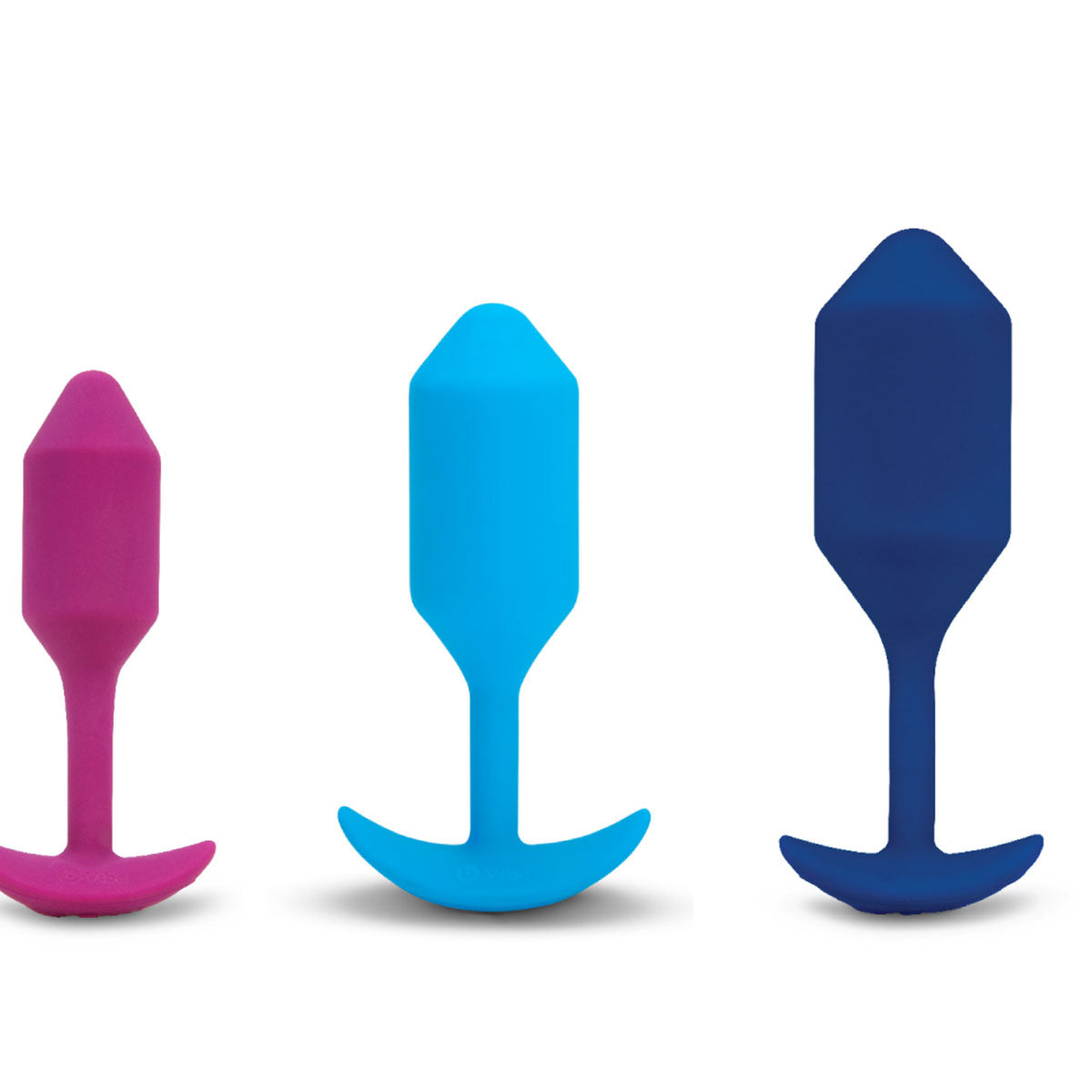 B-Vibe Vibrating Snug Plug 3 (L) - Blue