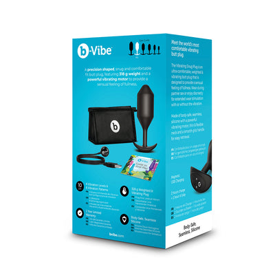 B-Vibe Vibrating Snug Plug 5 (XXL) - Black