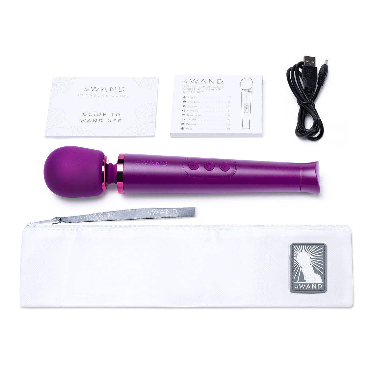 Le Wand Petite Massager - Dark Cherry