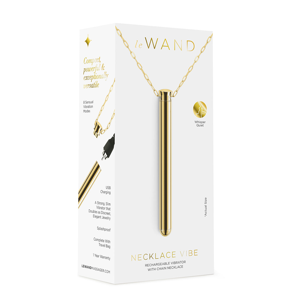 Le Wand Vibrating Necklace - Gold