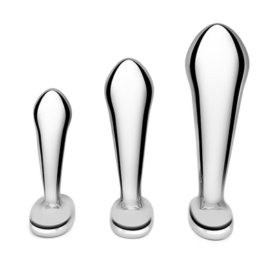 B-Vibe Stainless Steel P-Spot Training Set