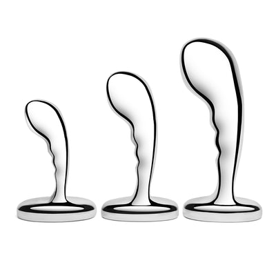 B-Vibe Stainless Steel P-Spot Training Set