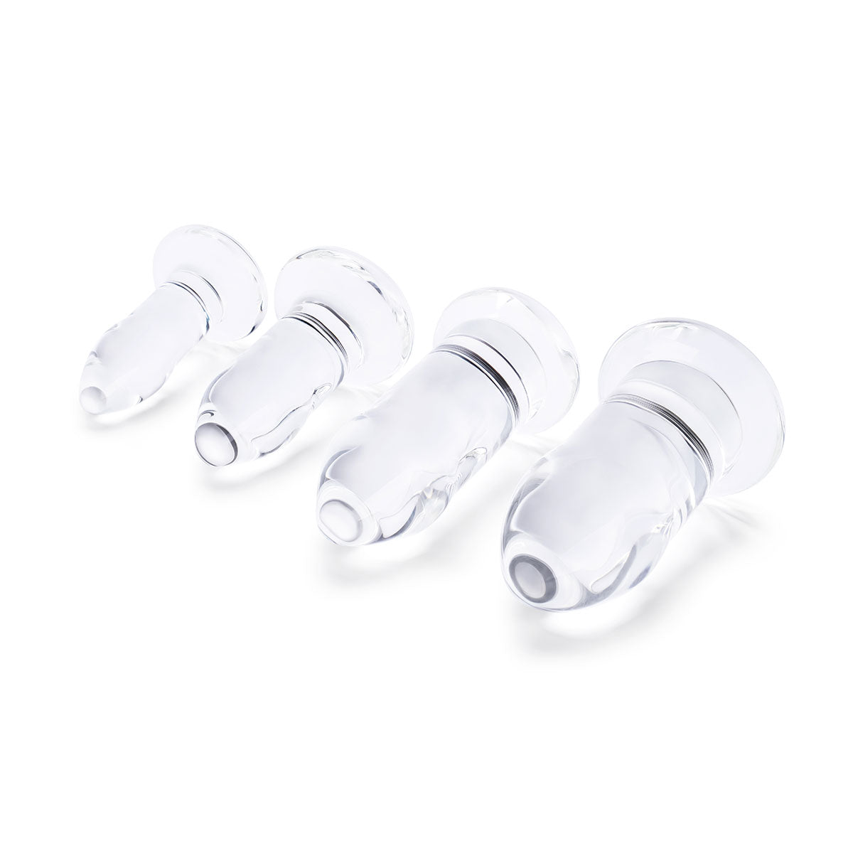 B-Vibe Glass Anal Dilators Set