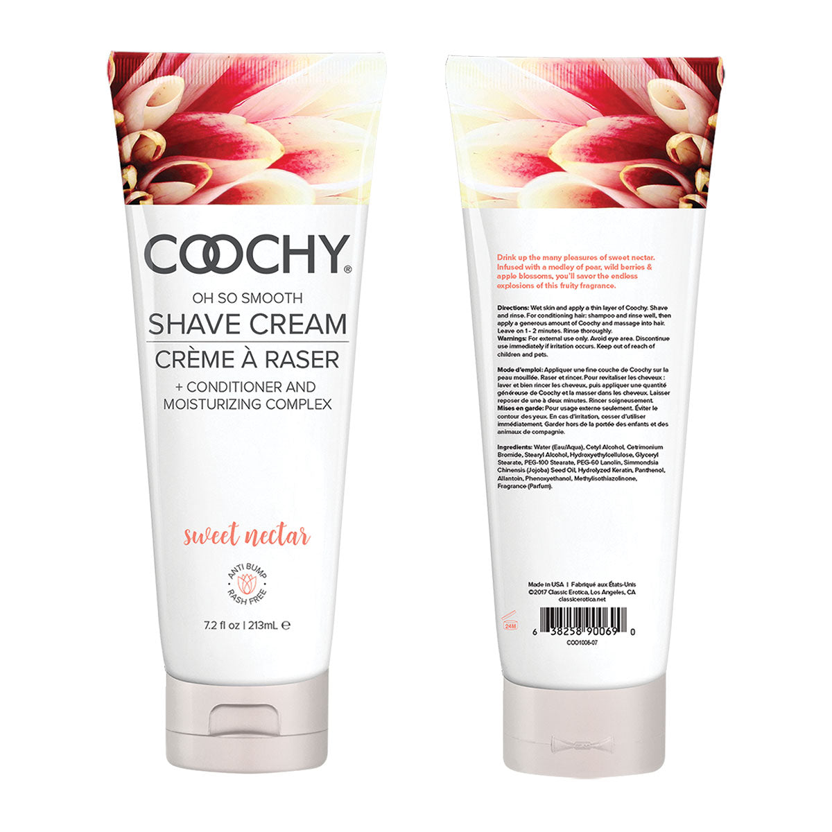 Coochy Shave Cream 7.2oz - Sweet Nectar