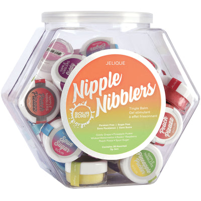 Jelique Nipple Nibbler SOUR Tingle Balm 36pc Mixed Bowl