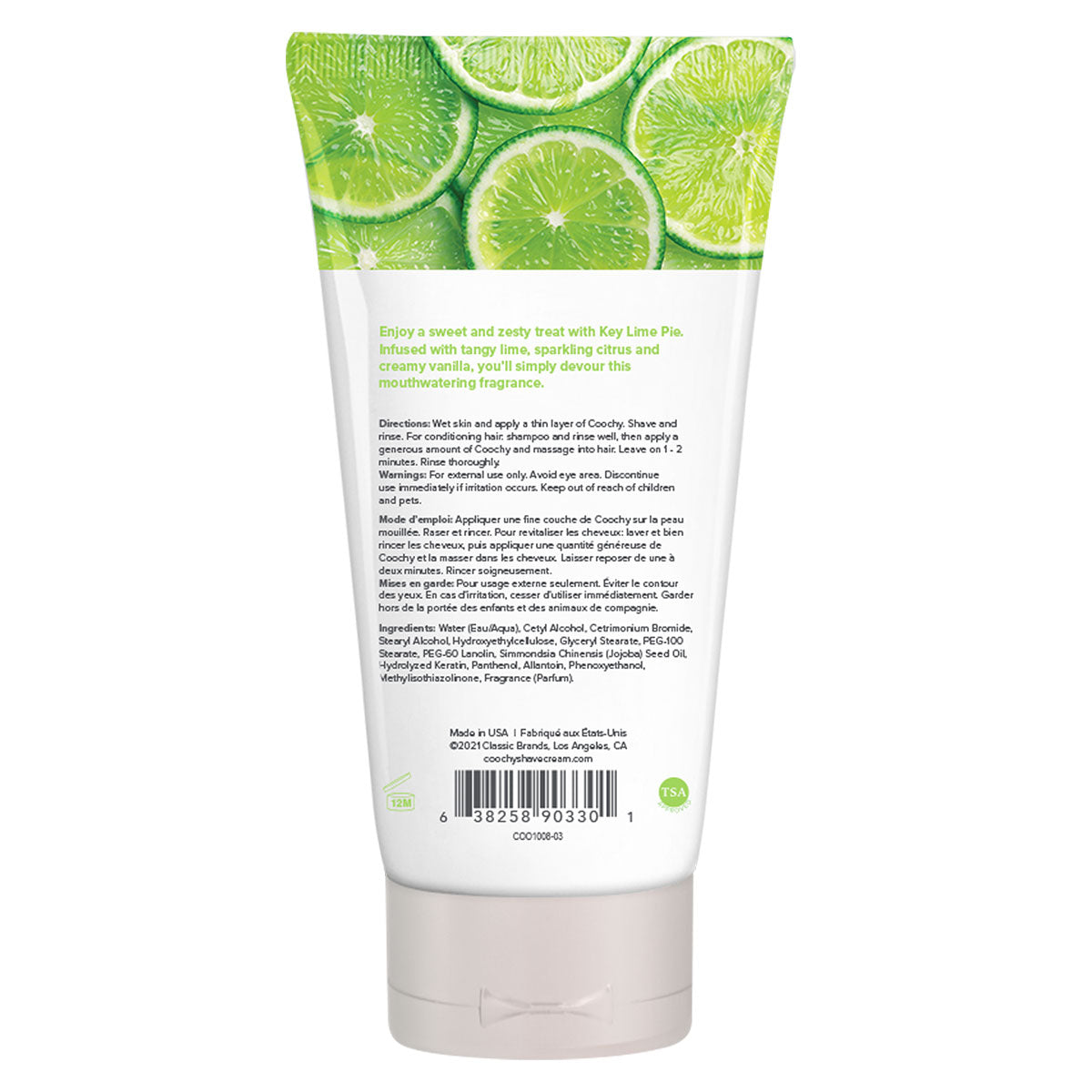 Coochy Shave Cream 3.4oz - Key Lime Pie