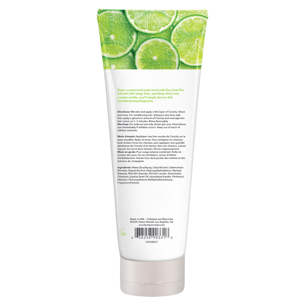 Coochy Shave Cream 7.2oz - Key Lime Pie