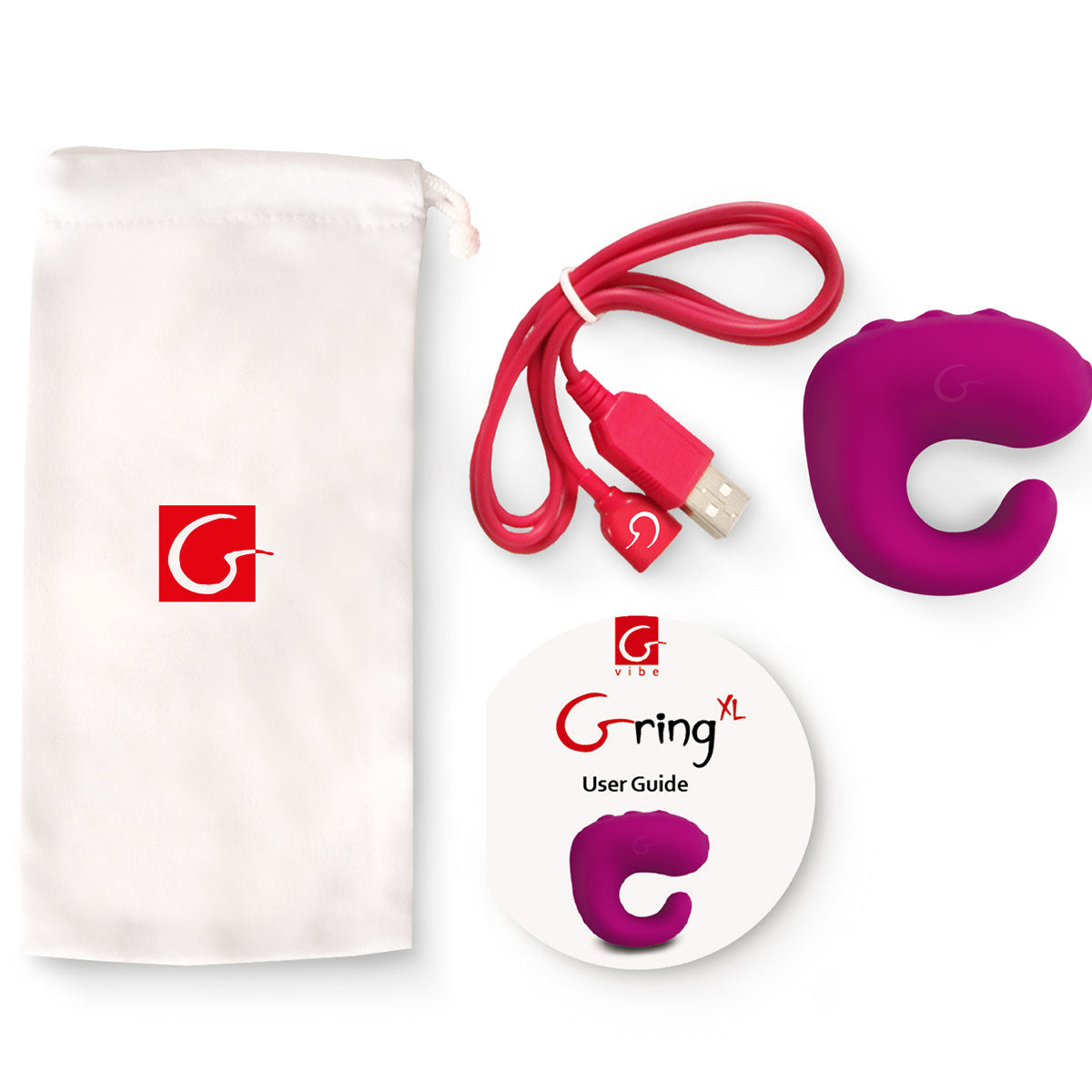 Gvibe Gring XL - Sweet Raspberry