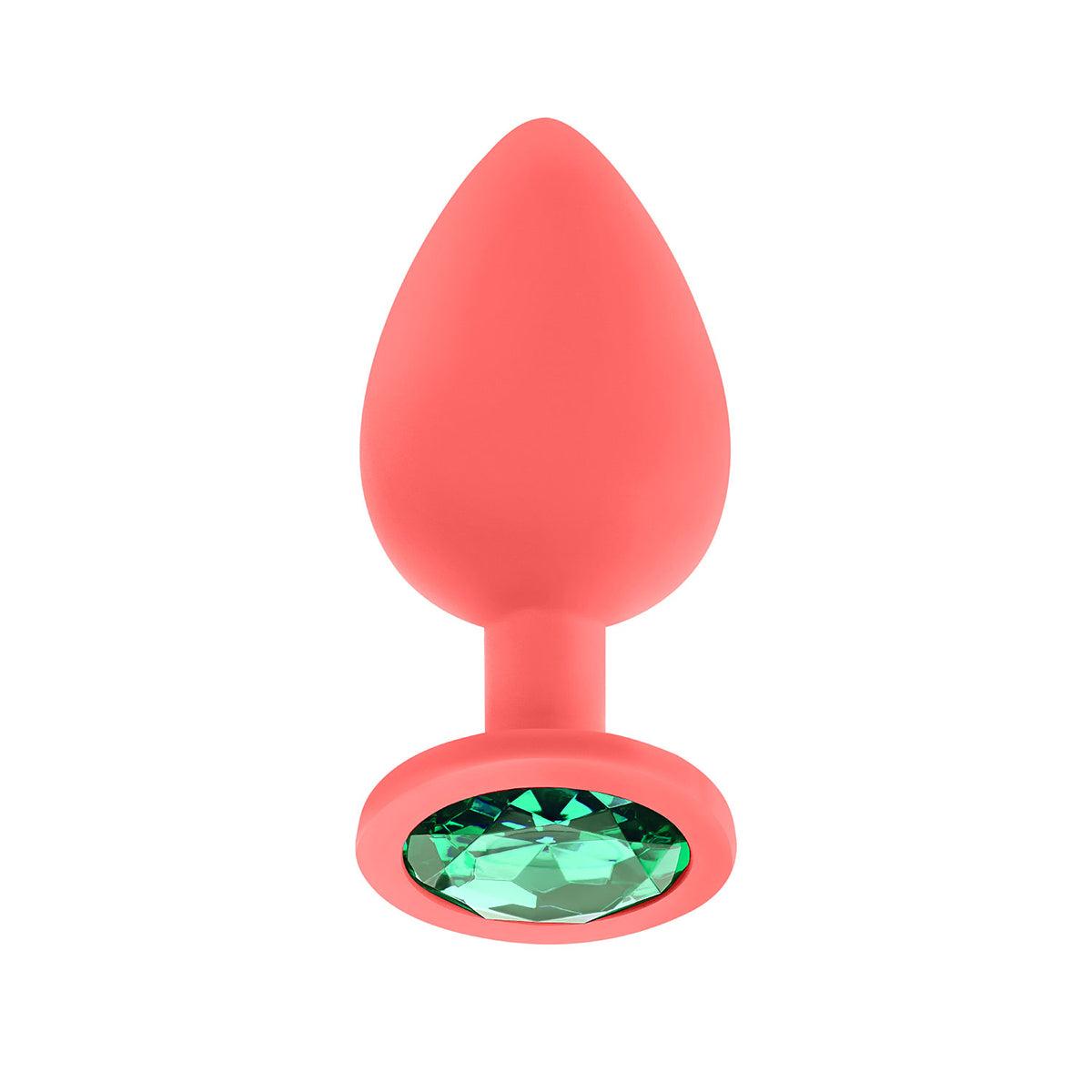 Luv Inc Jeweled Plug Large - Coral