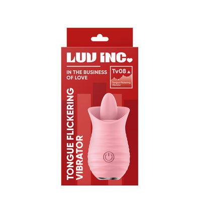 Luv Inc Tongue Flickering Vibrator - Pink