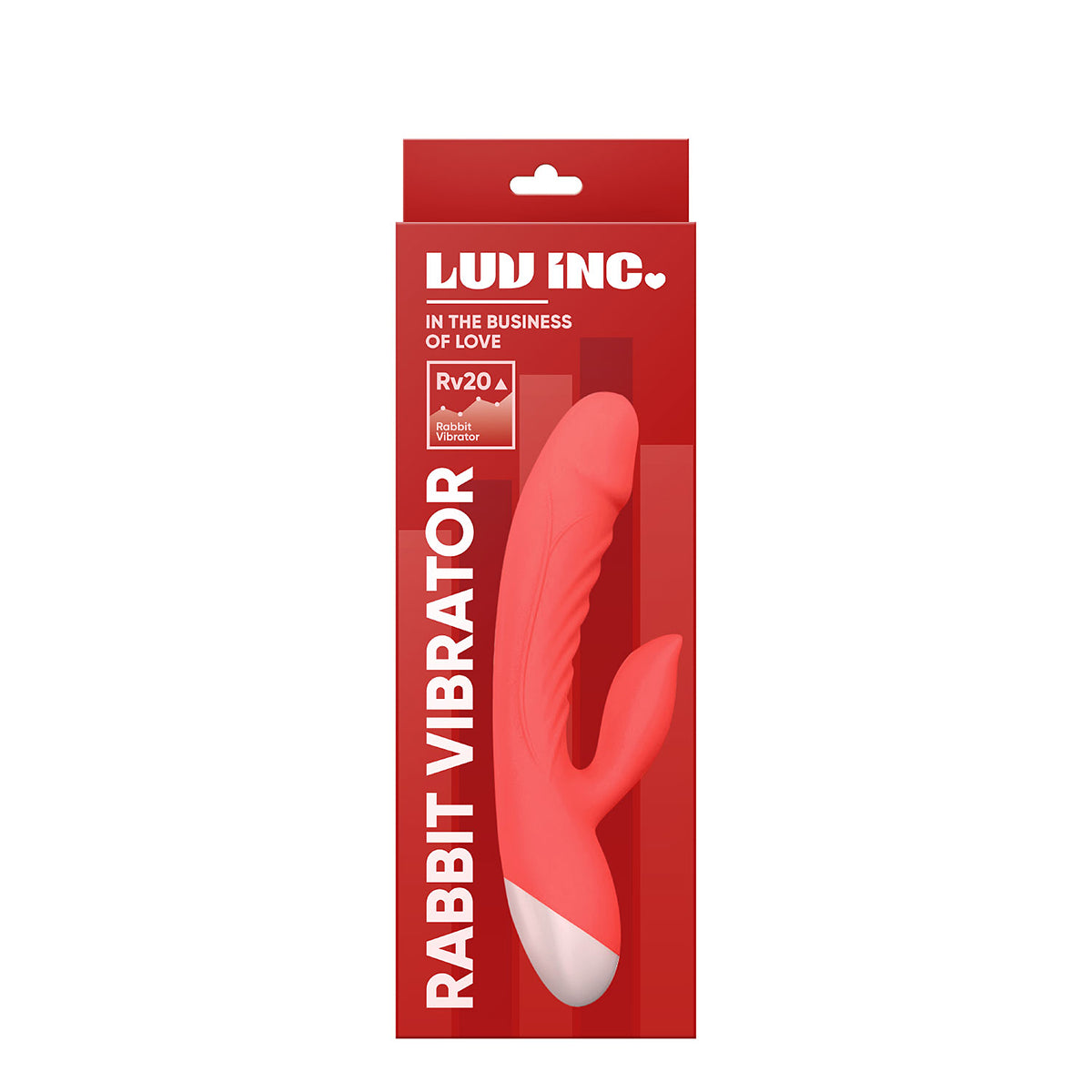 Luv Inc Rabbit Vibrator - Coral