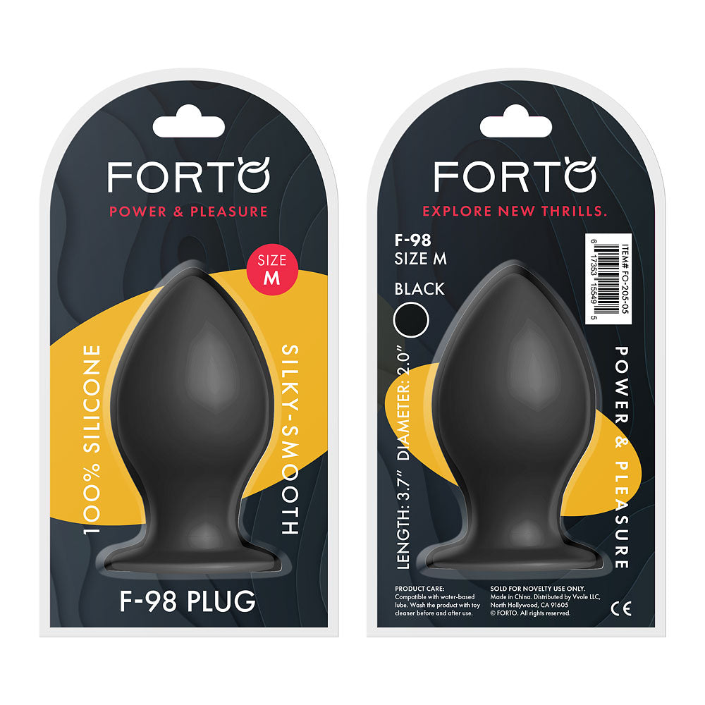 FORTO F-98 Medium Cone Plug - Black