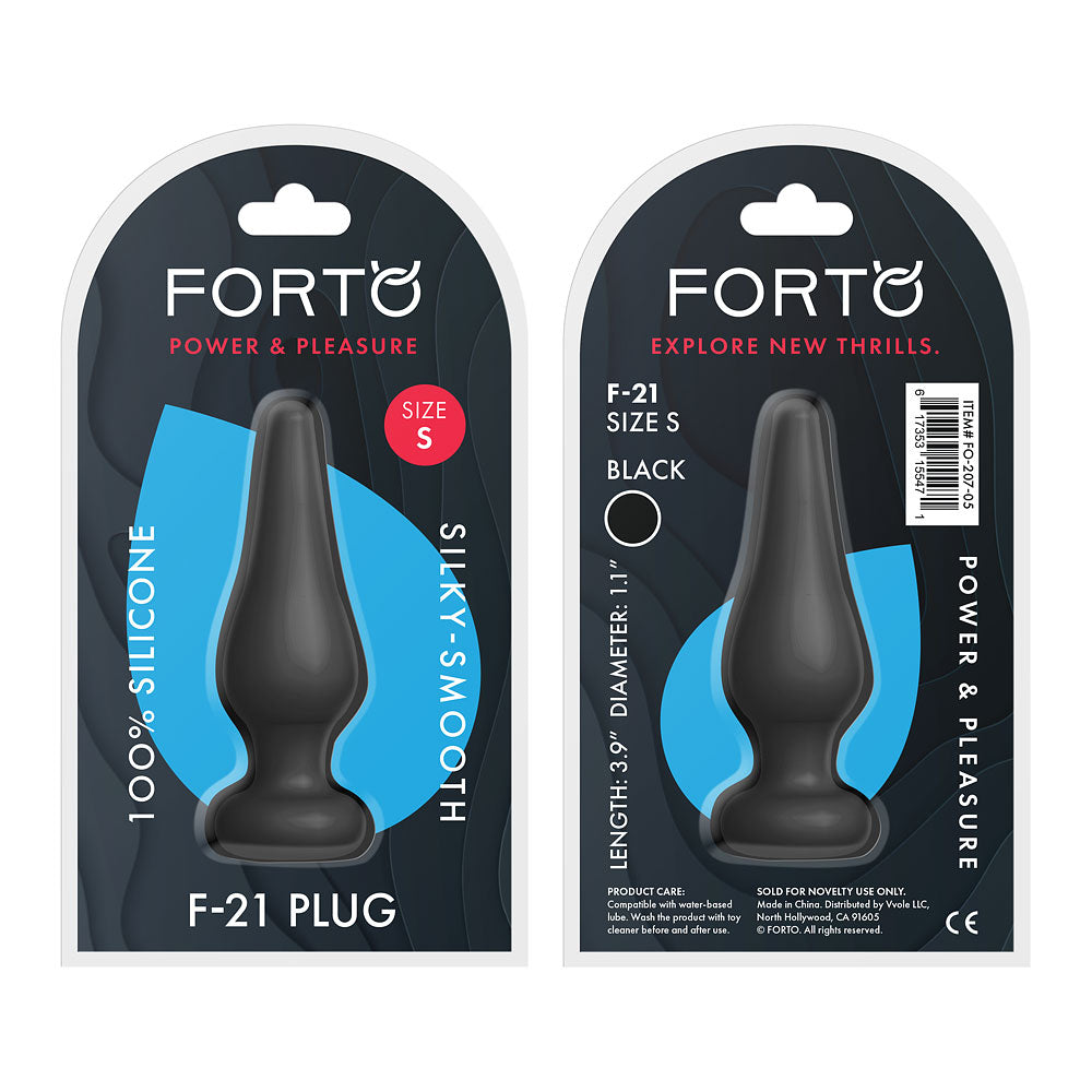 FORTO F-21 TearDrop Black Small