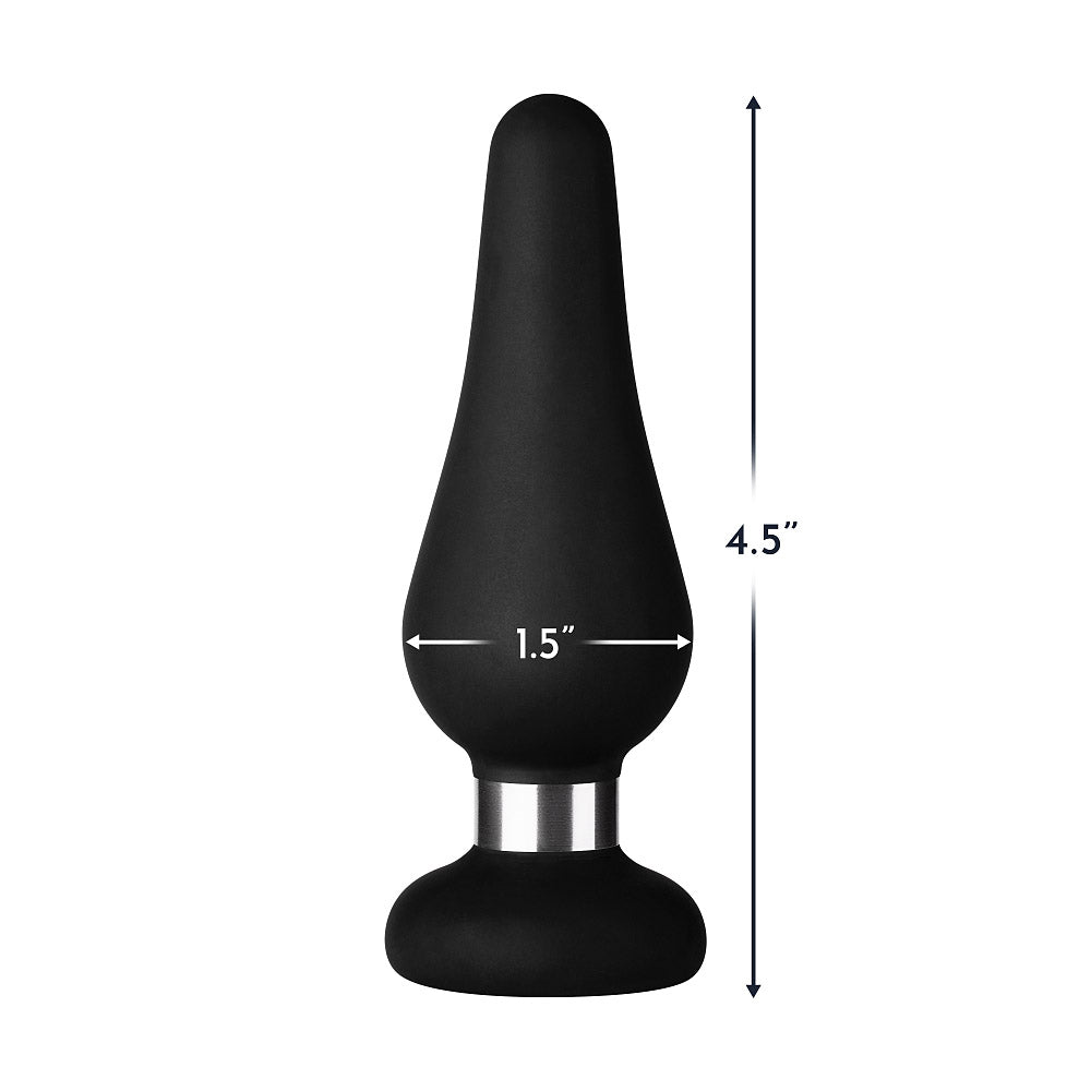 FORTO F-21 Tear Drop Medium Plug - Black