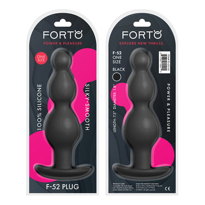 FORTO F-52 Cone Beads Black