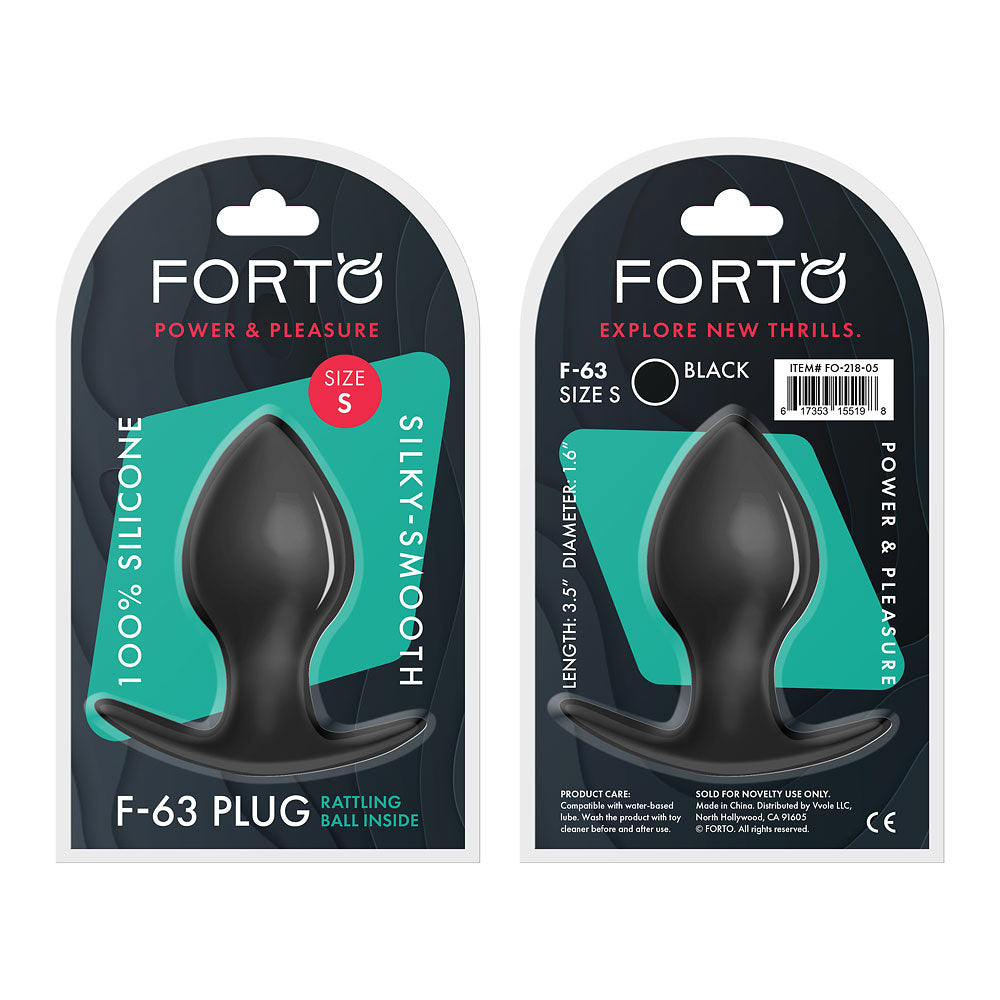 FORTO F-63 Rattler Plug Small - Black