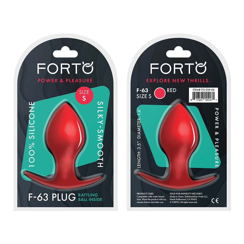 FORTO F-63 Rattler Plug Small - Red