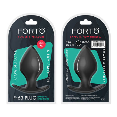 FORTO F-63 Rattler Plug Medium - Black