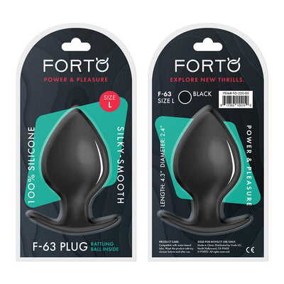 FORTO F-63 Rattler Plug Large - Black