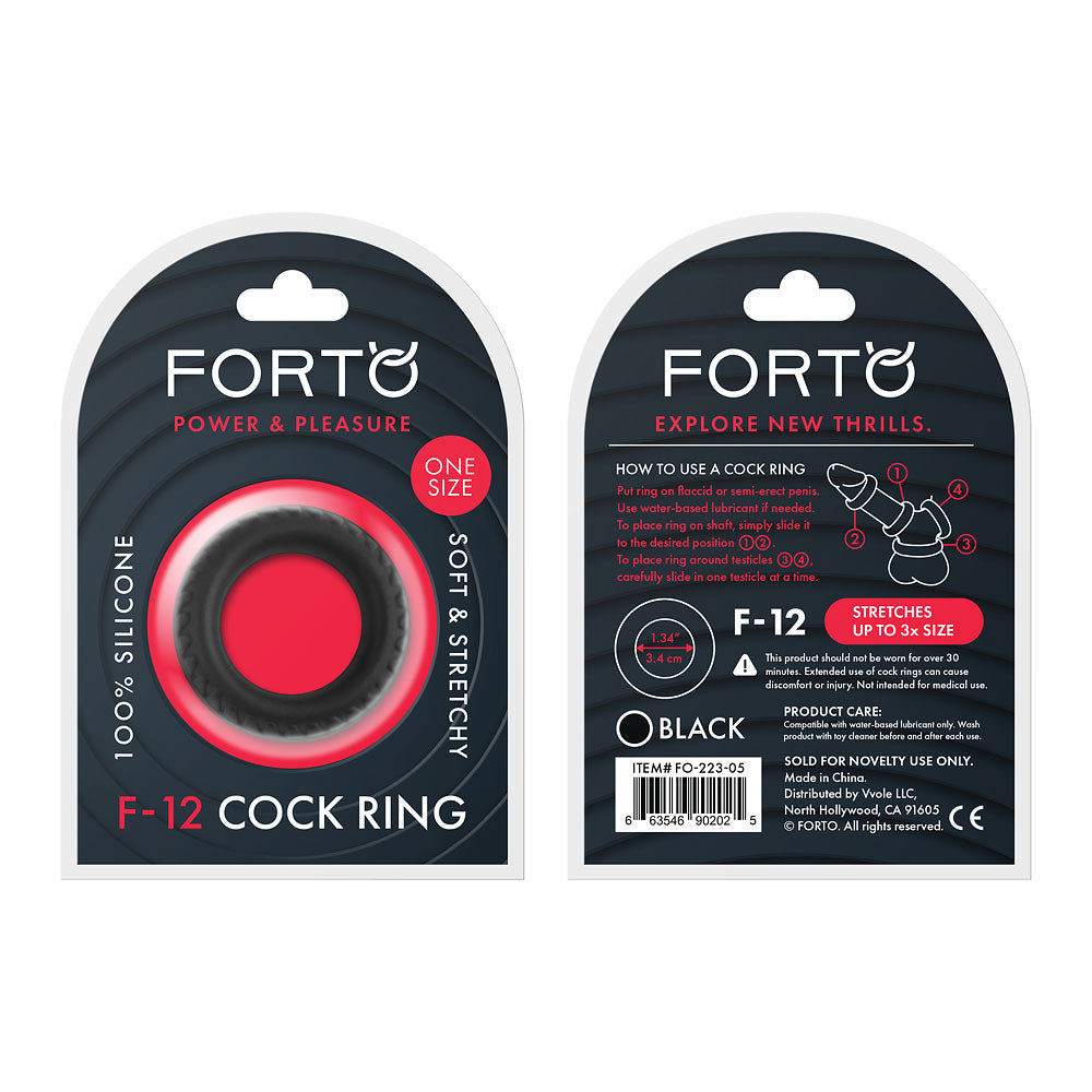 FORTO F-12 C-Ring - Black