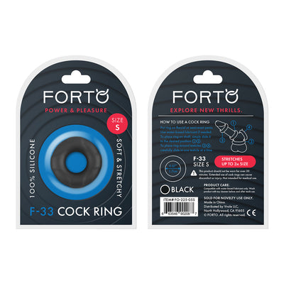 FORTO F-33 C-Ring Small - Black