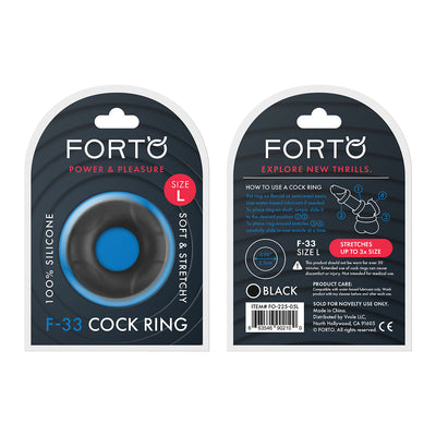 FORTO F-33 C-Ring Large - Black