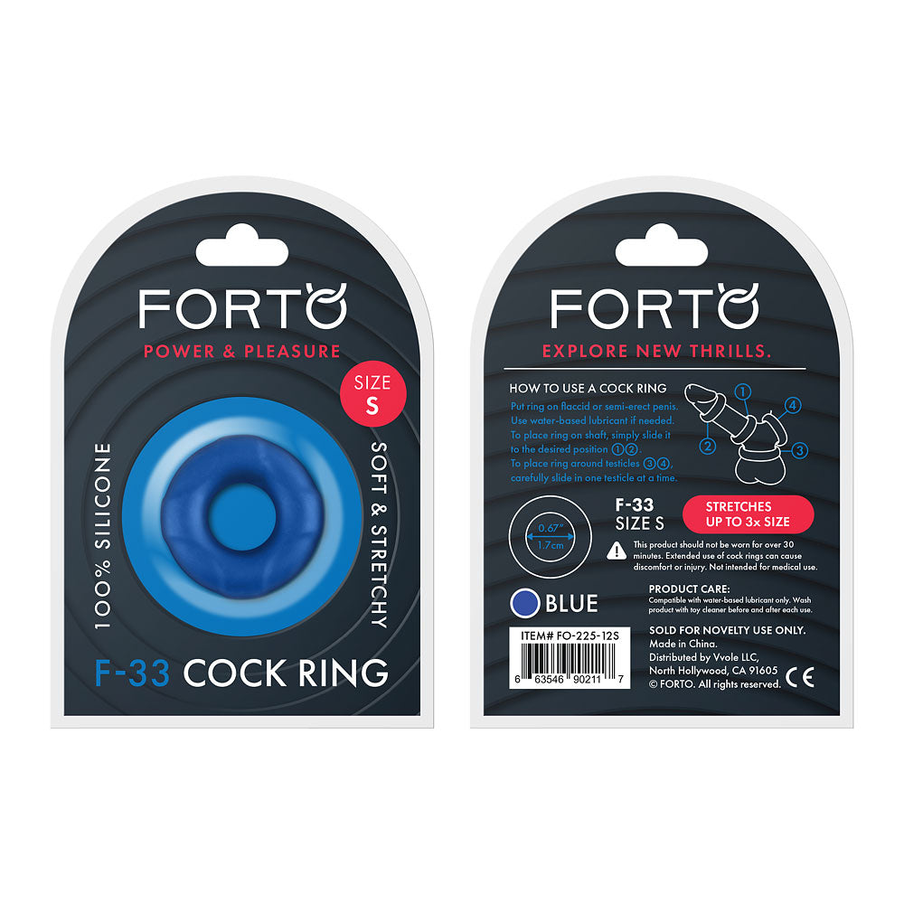 FORTO F-33 C-Ring Small - Blue