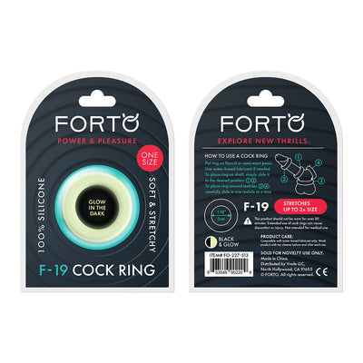 FORTO F-19 C-Ring Black/Glow