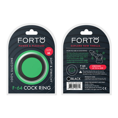 FORTO F-64 C-Ring Medium - Black