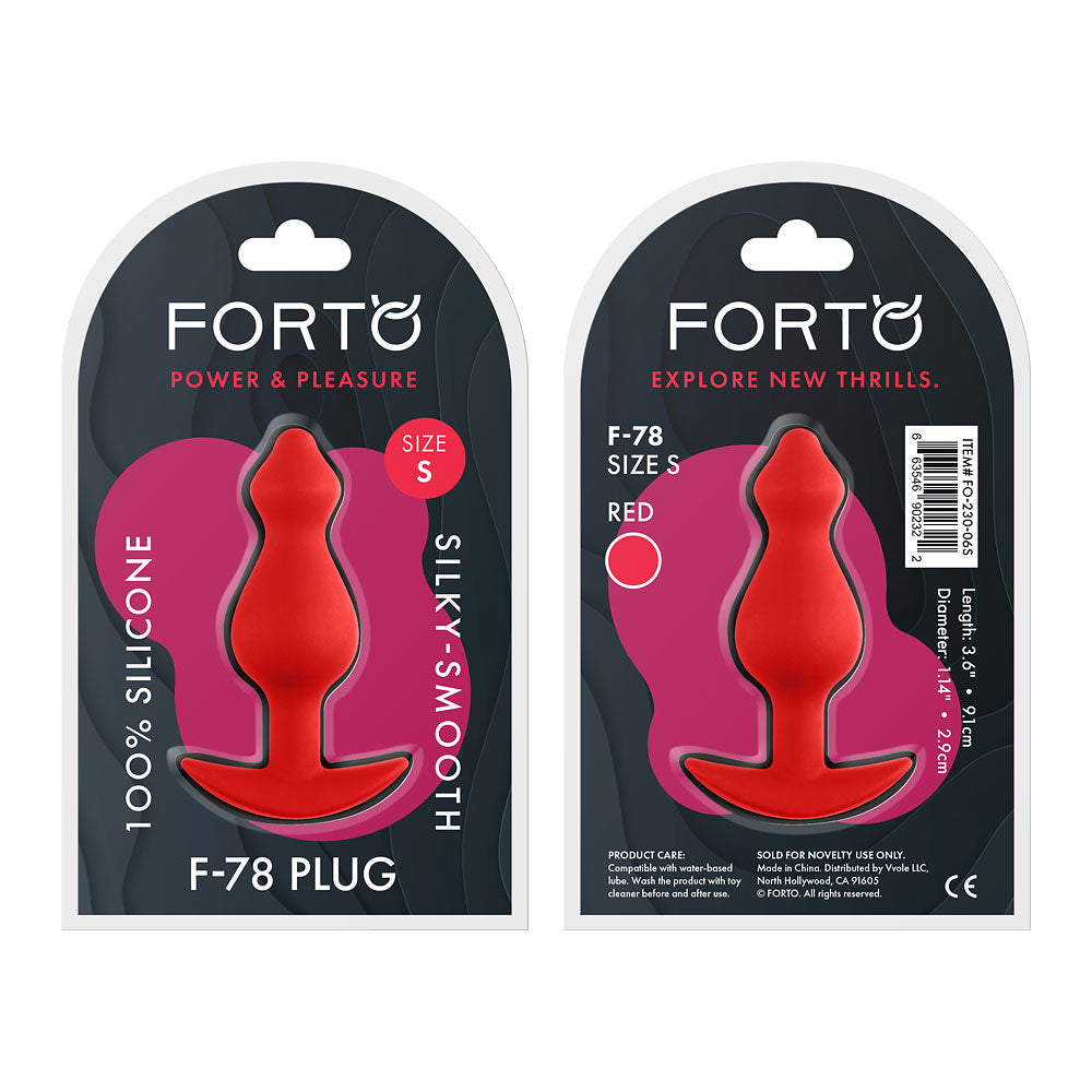 FORTO F-78 Pointee Plug Red Small