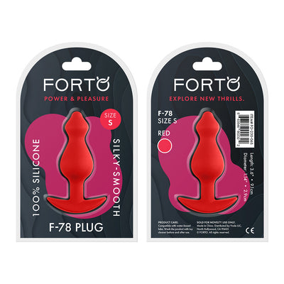 FORTO F-78 Pointee Plug Red Small