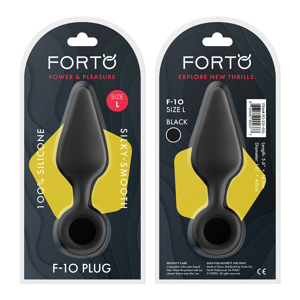 FORTO F-10 Plug Large - Black