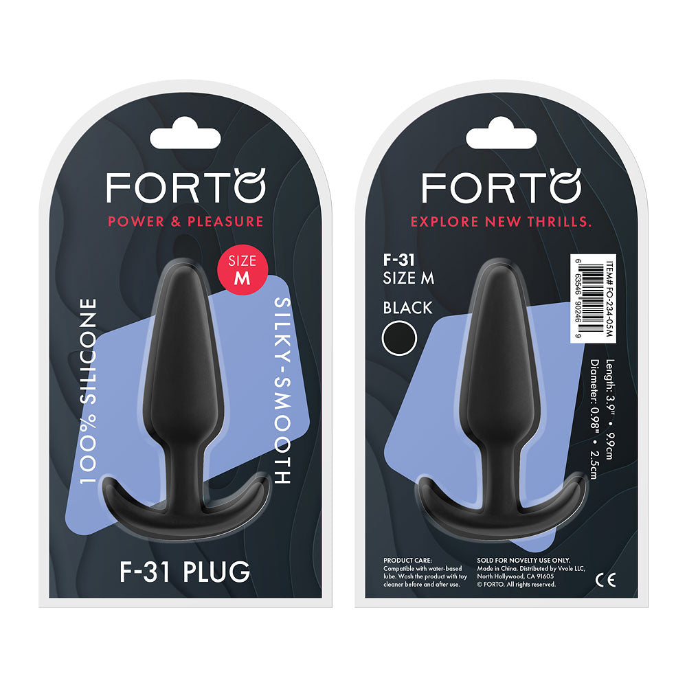 FORTO F-31 Plug Black Medium